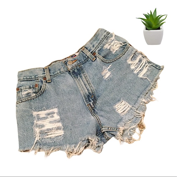 Levi's Pants - Levi’s 550 Classic Relaxed Cutoff Jean Shorts